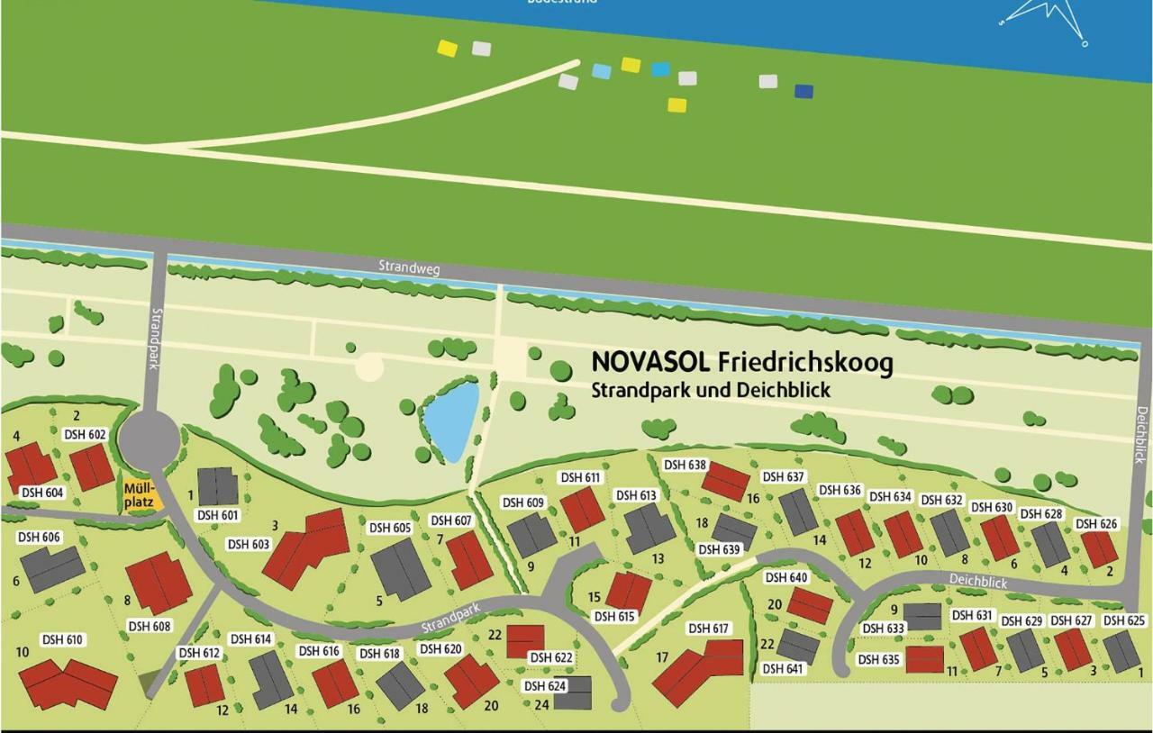 Villa Friedrichskoog-Deichblick 9 Esterno foto
